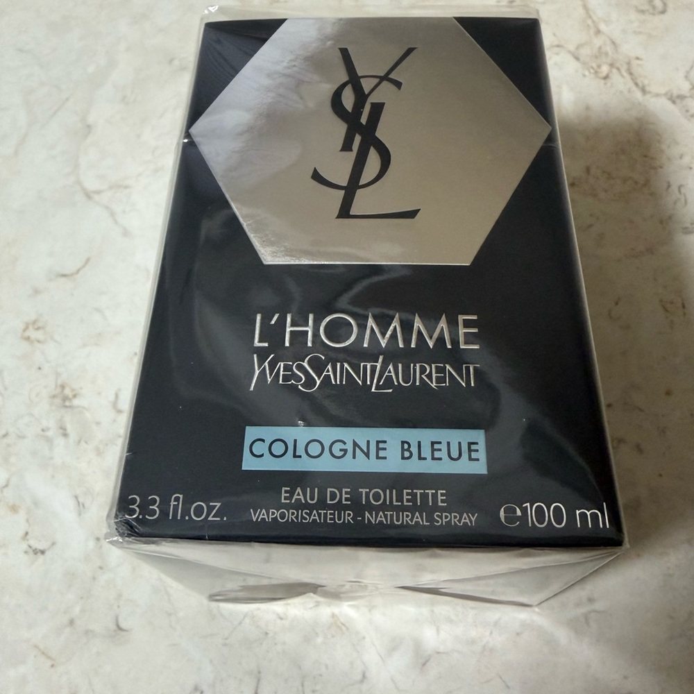 Yves Saint Laurent L'Homme Cologne Bleue – Black & Light Blue Packaging